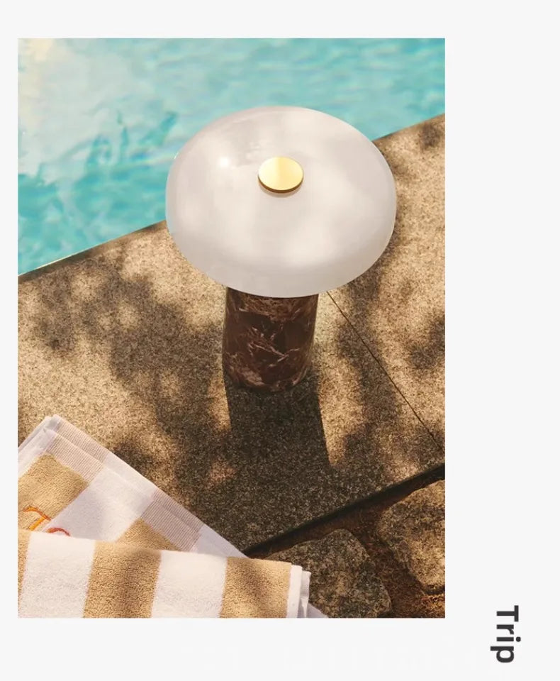 Đèn Bàn Cảm Ứng LED Vân Đá