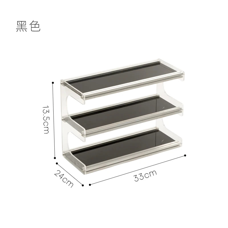 Kệ Lưu Trữ Acrylic Ba Tầng